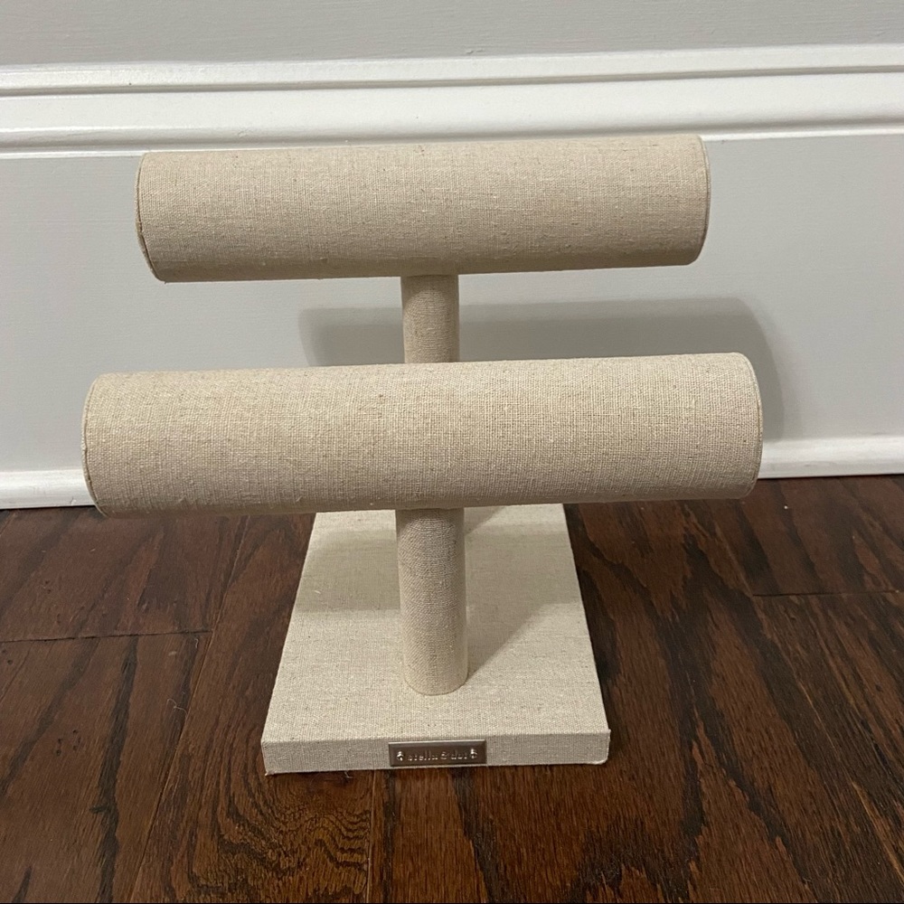 Stella & Dot Linen Double Bracelet Bar Display